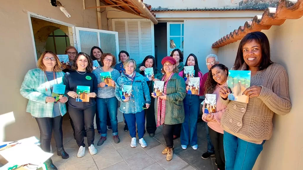 Velosinho & Joaquim com os supervisores das Escolas Municipais de São João del Rei