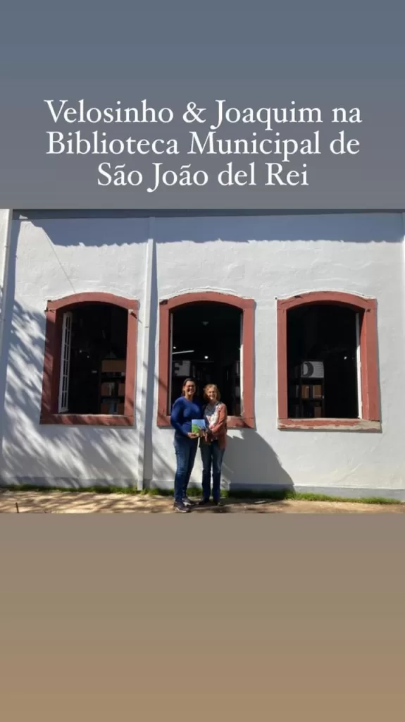 Velosinho & Joaquim na Biblioteca Municipal de São João del Rei