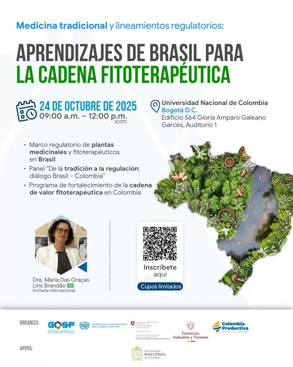 Missão de estudo das plantas nativas da Colômbia junto a INVIMA, Bogotá